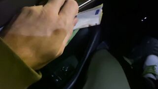 High class escort got banged for ca$h inside vehicle