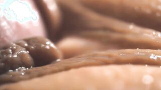 4K.The most detailed macro shooting of snatch fucking and cumshot