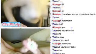 Brunette babe with big ass chatroulette
