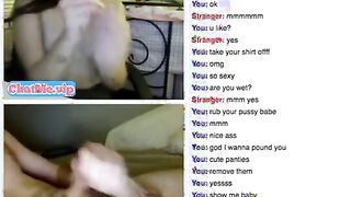 Brunette babe with big ass chatroulette