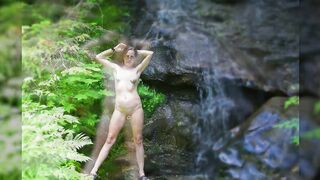 Lonpussy, Out and about inside the Cascades again. Heavy Nipples and Biggest Cunt.