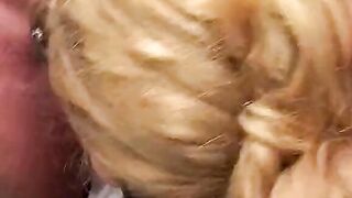 Sicilian housewife inside the WC make a oral sex