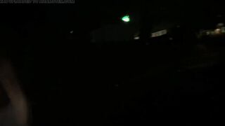 Outside cum walk after heavy load on face
