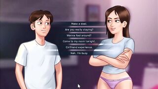 Summertime saga - Ive helped Diana with her milk and banged! Jenny