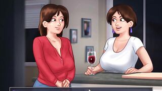 Summertime saga - Ive helped Diana with her milk and banged! Jenny