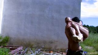 The shaven snatch is beautiful swollen up and it satisfies the long
