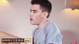 Brazzers - Jordi Watches the Game with his babe Stepmom Tina Kay