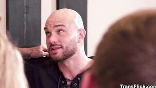 Gracie Jane sucking CLiff Jensen hard man meat