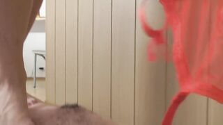 red panties trample