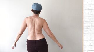 British Cutie Topless Bouncing Tits Dance - Nice Nipples