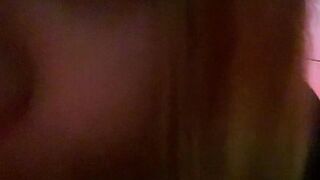 Big Tit blonde blows penis and offer titjob until cummed inside her mouth