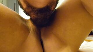 Cunt licked and banged rough, ends with cummed