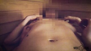 Private Sauna Whisking for irresistible elder lady point of view