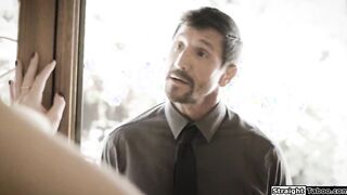 Stepmom makes man spank her stepdaughter