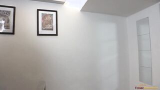 Fiance takes a huge ebony penis into the butt while her hubby