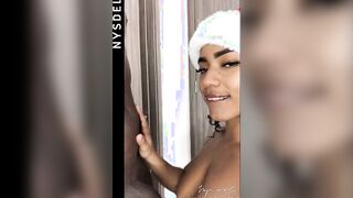 Long booty dark haired asks for a long bbcs as a crazy sexy night gift -amateur lovers- Nysdel