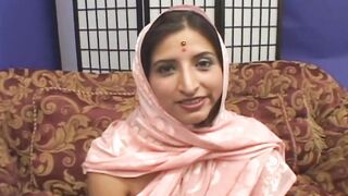 Bombshell Hijab fellatio dual penis Fucking 3 way