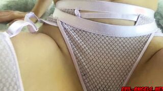 Angelic Sophia gobbles studs heavy meat