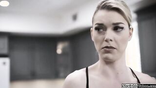 Submissive housemaid fucked by her boss
