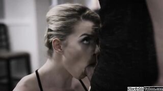 Submissive housemaid fucked by her boss