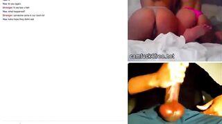 2 Cutie helping random dude cum