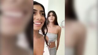 Violet Myers and Dana Wolf SUCK and PLOWED a Postmates