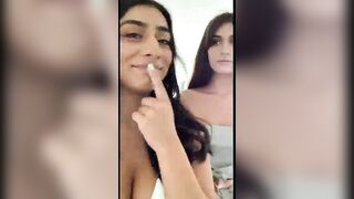 Violet Myers and Dana Wolf SUCK and PLOWED a Postmates