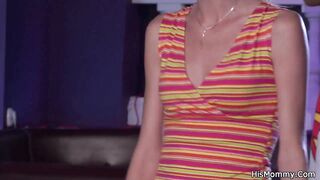His MILF teaching barely legal mistress some lesbo tricks