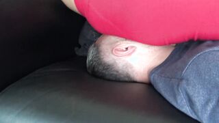 Face sitting butt bdsm