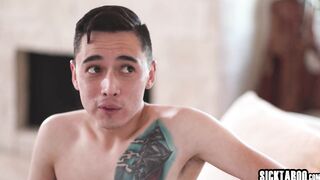 Stepmom caught stepson fucking mature