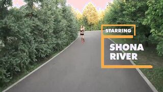 point of view - Ramming your cock into Shona River's cunt