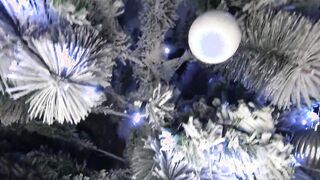 XMas gift from stepsister Anna is Bae sex and oral jizzed