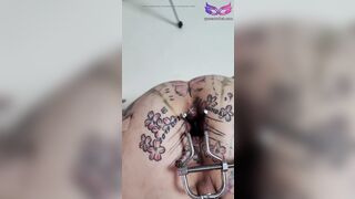 korean gf uses her sub's butthole as an ashtray 002 tattoo