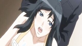 Hentai young busty housewife loves rough sex