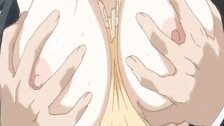 Hentai young busty housewife loves rough sex
