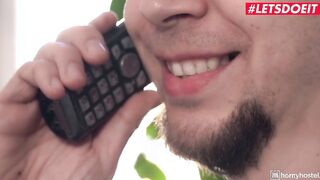 HornyHostel - Ginebra Bellucci Slutty Spanish 19 Year Mature Seduces And Fuck