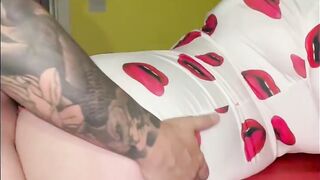 Getting boned inside the kitchen Lana Licious gets her Christmas