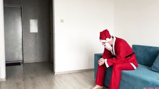 "I'll Do Anything To Got Cum Out Of Your Cock" - Mrs. Claus Made A Gift To Santa