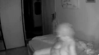 Secretly observed into bedroom