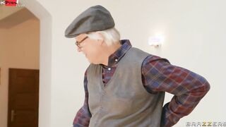 Sneaky Senior Semen Sampling Shoe-Sniffer Video With Sam Bourne, Taylee Wood - Brazzers Official