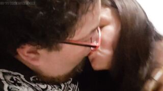 Cuckold Hubby Supports bbw Hotwife While She Gets anal Fuck