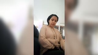 Holding The Moan During Christmas Eve Masturbation
