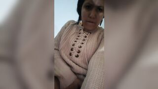 Holding The Moan During Christmas Eve Masturbation
