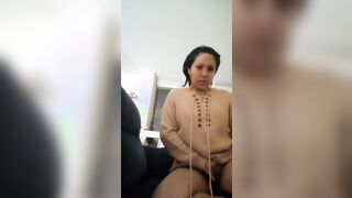 Holding The Moan During Christmas Eve Masturbation