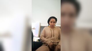 Holding The Moan During Christmas Eve Masturbation