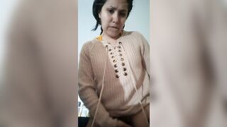 Holding The Moan During Christmas Eve Masturbation