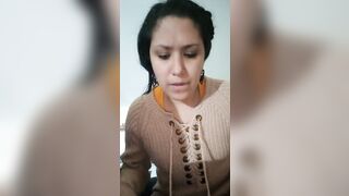 Holding The Moan During Christmas Eve Masturbation