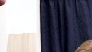 Blonde cougar with long melons gets boned like a hoe