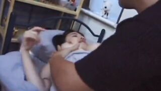 Cum drenched oriental 18 yo gets vagina nailed