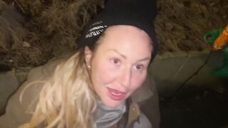 Cracky offered juice to take a jizzed on her face